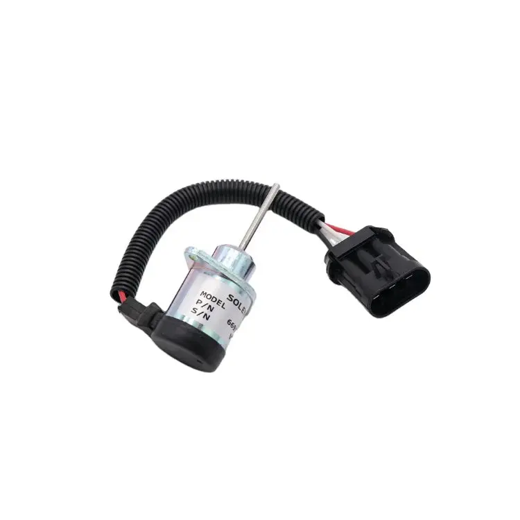Diselmart 12V 6691498 1503Es-12A5uc4s Stop Solenoid Fits For Bobcat S185 S205 T190 B300 430 435 E32 E35 S160 S175 1