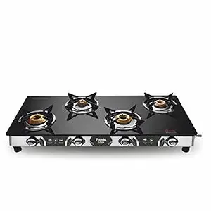 Preethi Blue Flame Jumbo Max 4 Burner Glass Top Gas Stove - Gts 118 1
