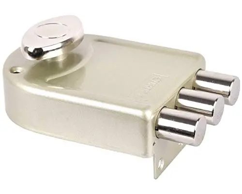 Europa 8113 Main Door Lock With Three Bolts; Common Reversible Latch Bolt For Inside/Outside Opening Doors 1