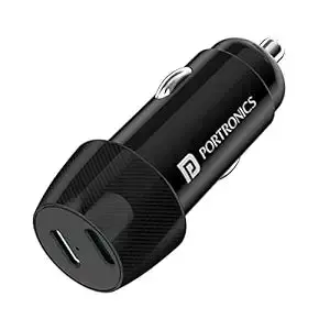 Portronics Car Power 14 Car Charger With Dual Pd Output 1
