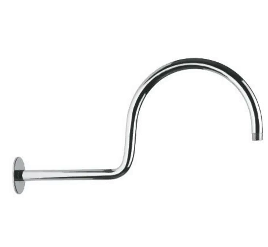 Jaquar Shower Arm Showers Sha-Chr-485 Wall Mounted Victorian Shower Arm 20 Mm Dia And 480 Mm Long Round Shape Wall Mounted With Flange 1