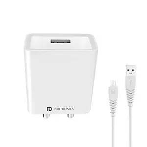 Portronics Adapto 31 M 2.4A Single Usb Port With 12W Charger 1
