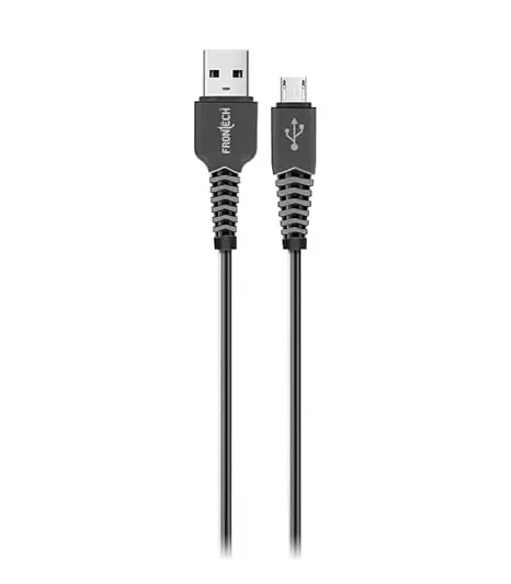 Frontech 12W / 2.4A Fast Charging 1M Pvc Usb To V8 Data Cable For Smartphones 1