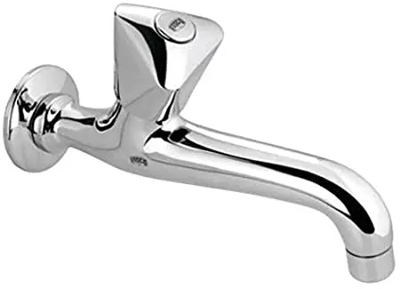 Essco Tropical  Long Body Bib Cock With Wall Flange And Aerator Tqt-Chr-512 1