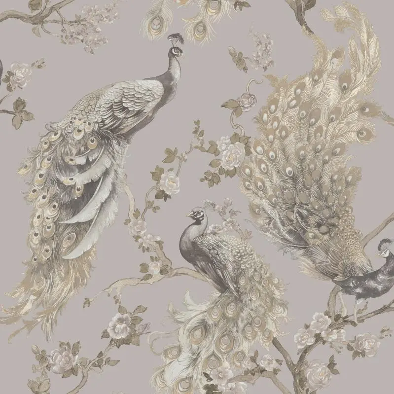 Menali Glitter Peacock Wallpaper 1