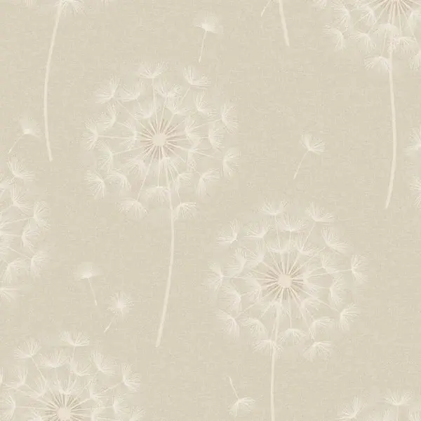 Allora Dandelion Wallpaper Cream Sample 1