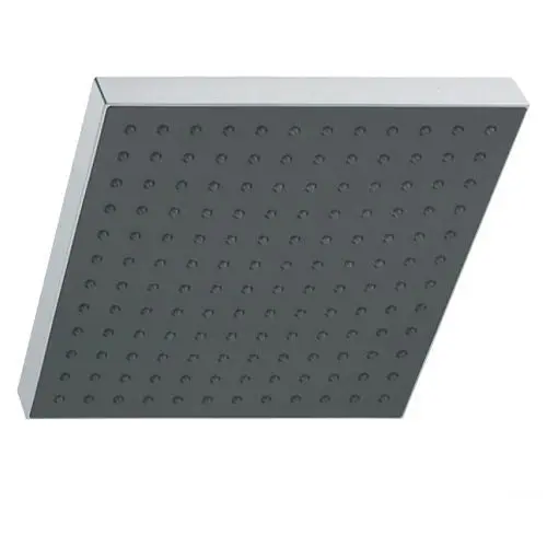 Jaquar Overhead Shower Ohs-35497 200X200mm Square Shape Single Flow (Abs Body Chrome Plated With Gray Face Plate) With Rubit Cleaning System  Ohs-Chr-35497 1