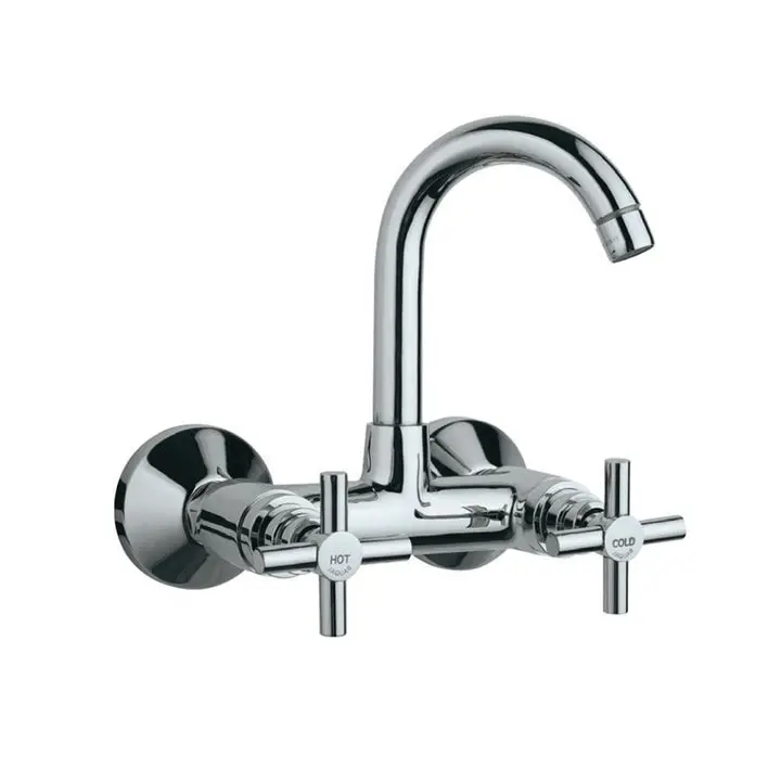 Jaquar Solo Sink Mixer With Swivel Spout, Wall Mounted Sol-Chr-6309 1