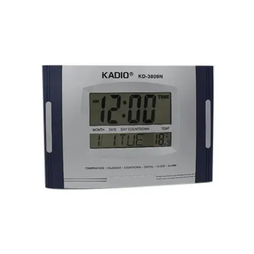 Kadio Kd-3809N Digital Wall Cum Desk Clock With Temperature Display 1