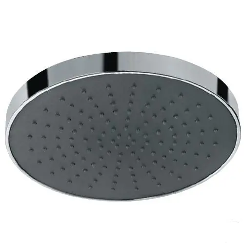 Jaquar Overhead Shower  Chrome 190Mm Dia Round Shape Single Flow (Abs Body Chrome Plated With Gray Face Plate) With Rubit Cleaning System Ohs-Chr-497N 1
