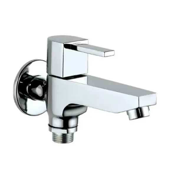 Jaquar D'arc 2 Way Bib Cock With Wall Flange Drc-Chr-37041 1