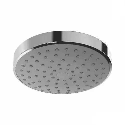 Jaquar Overhead Shower 180Mm Dia Round Shape Single Flow (Abs Body Chrome Plated With Gray Face Plate) With Rubit Cleaning System Ohs-Chr-1759 1