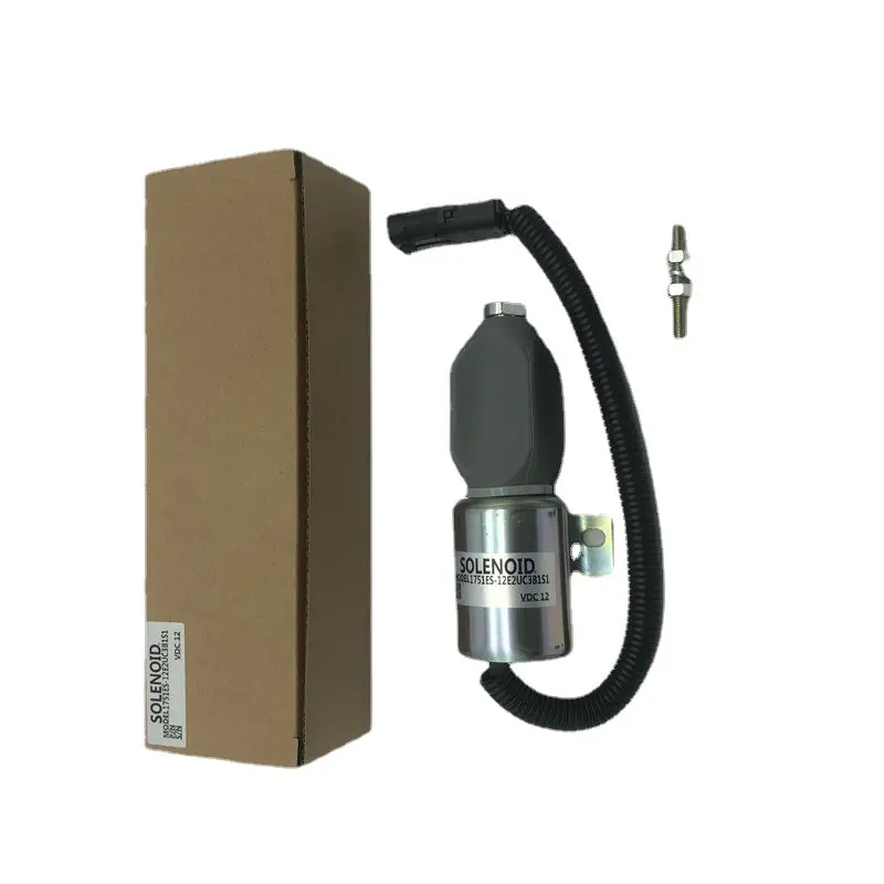 Diselmart 12V 1700-1508 1751Es-12E2uc3b1s1 Diesel Stop Solenoid Fits For Woodward 1700 Series 1