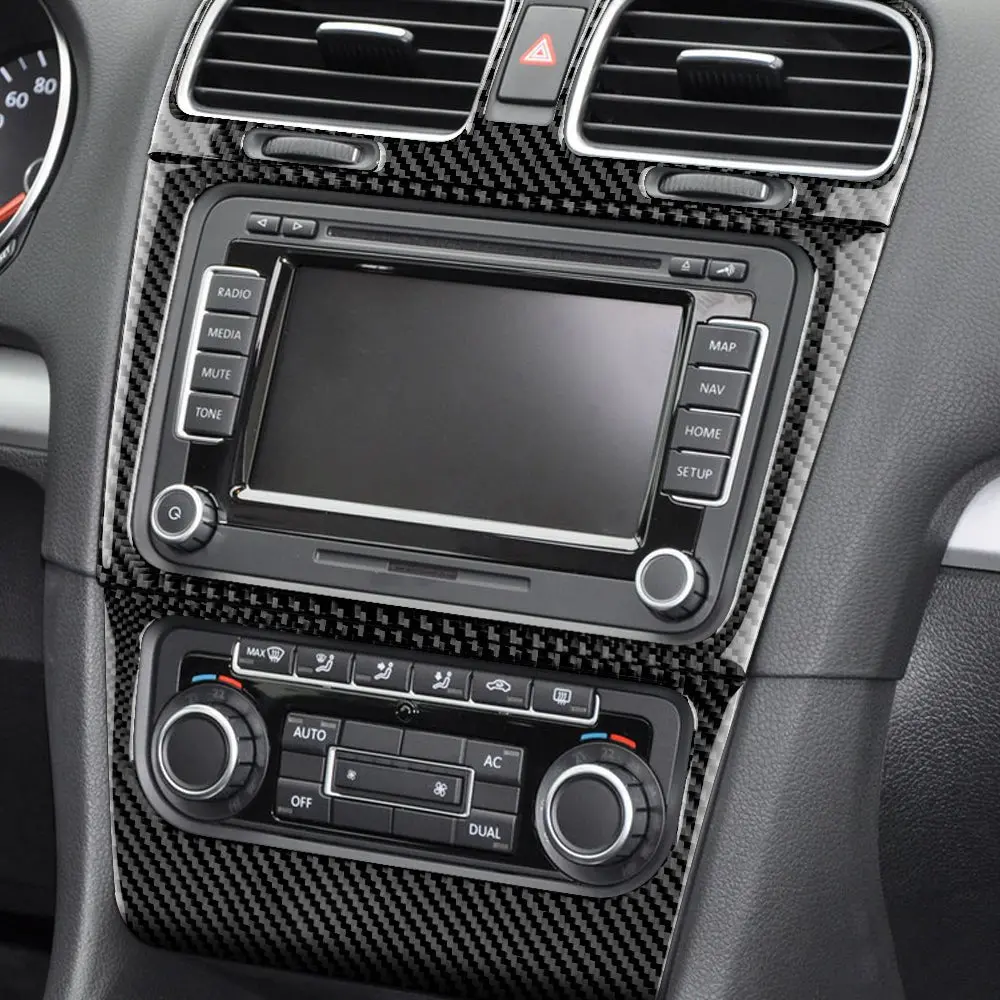 Dynacarbon™ Central Control Panel Trim For Volkswagen Golf Mk6 2008-2013 1