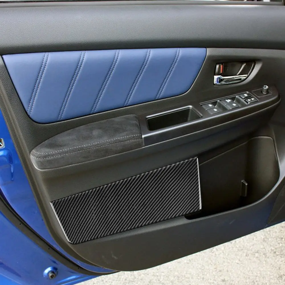 Dynacarbon™ 4 Pcs Carbon Fiber Front/Rear Door Panel For Subaru Wrx 2015-2021 1