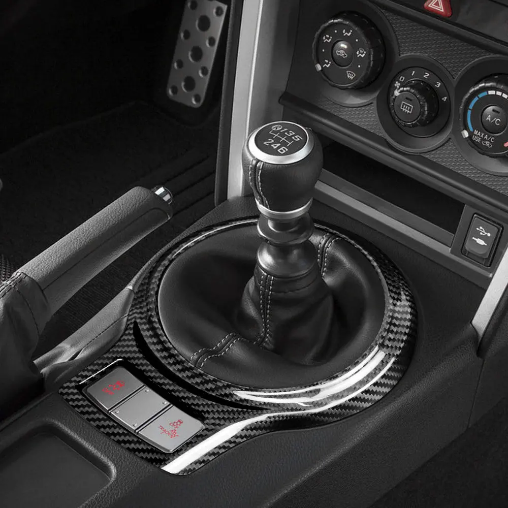 Dynacarbon™️ Hard Carbon Central Control Gear Shift Frame Cover For Subaru Brz / Toyota 86 2013-2020 1