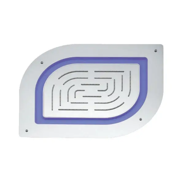 Jaquar Alive Maze Prime Maze Showers 450 X 350Mm Aisi 304 Stainless Steel In Chrome Finish With Rgb Led Light Remote Control & Installation Kit For False Ceiling Ohs-Chr-85857 1