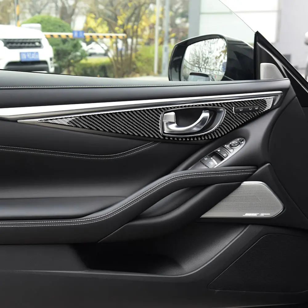 Dynacarbon™ 4 Pcs Door Handle Frame Trim For Infiniti Q50/Q60 2013-2022 1