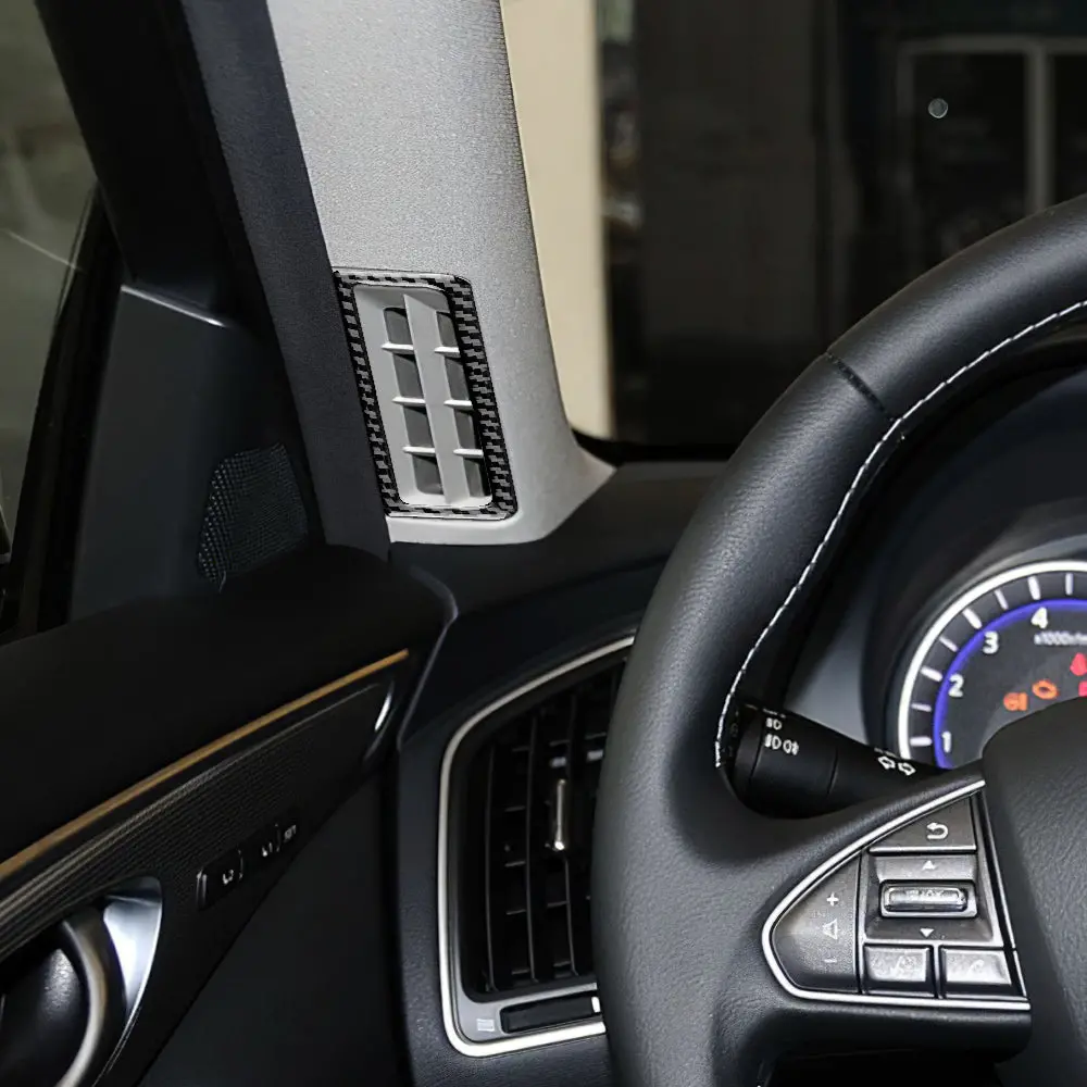 Dynacarbon™ A-Pillar Air Outlet Trim For Infiniti Q50/Q60 2013-2022 1