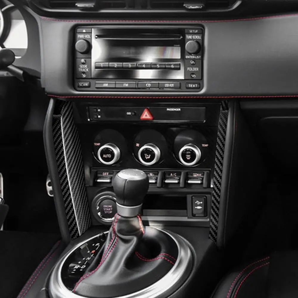 Dynacarbon™️ Hard Carbon Center Console Decorative Cover For Subaru Brz / Toyota 86 2013-2020 1