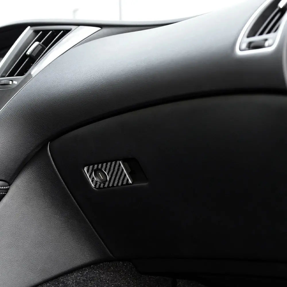 Dynacarbon™ Co-Pilot Storage Box Trim For Infiniti Q50/Q60 2013-2022 1