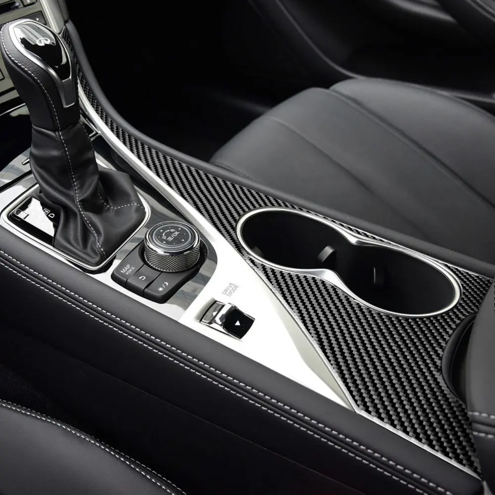 Dynacarbon™ Front Cup Holder Trim For Infiniti Q50/Q60 2013-2022 1