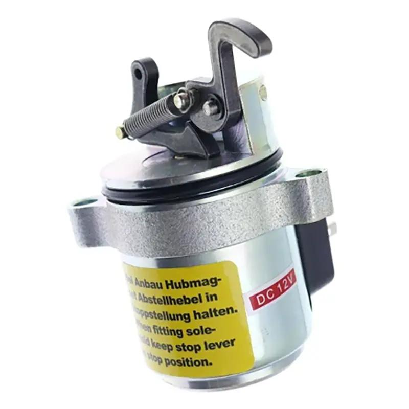 New 0427 2734 Fuel Stop Shutoff Solenoid For Deutz Bf4m1011 Engine Gehl Sl5635 Sl6635 Skid Loaders Diesel Engine Spare Part 1