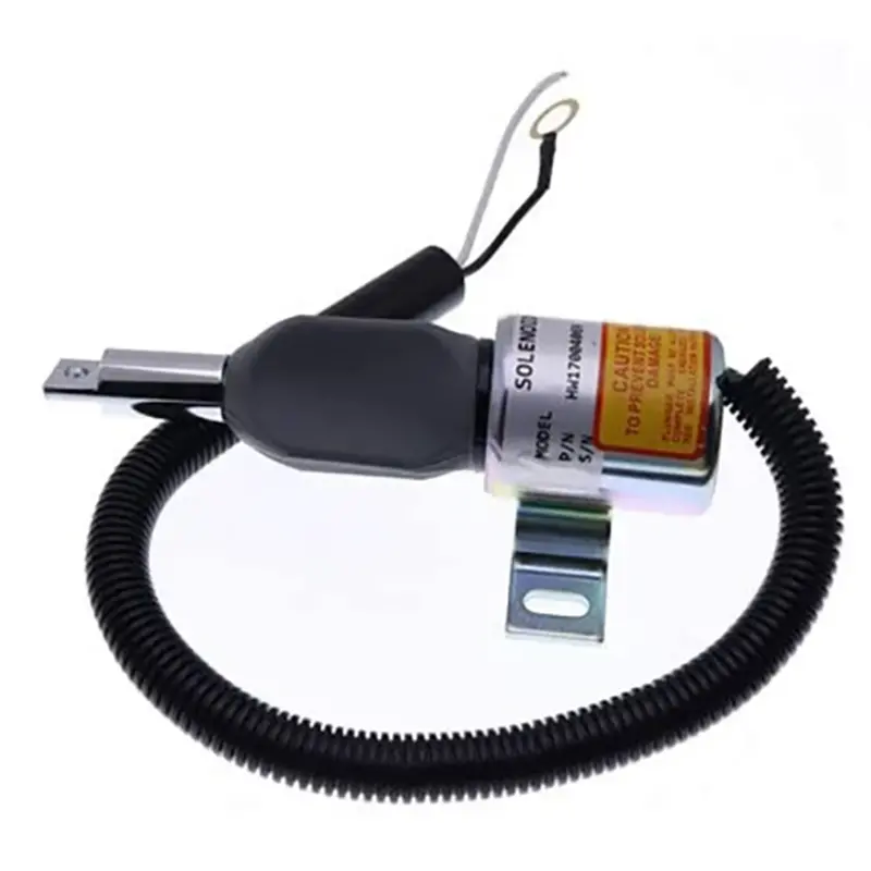 New 12V Shut Down Solenoid 1753Es 1700-4069 For Ingersoll Rand P400wcu Diesel Engine Spare Part 1