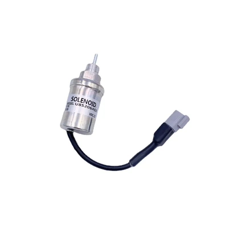 Diselmart 12V U85206452 Stop Solenoid Fits For Caterpillar Cat 3024 216B Perkins For Perkins 400 Series Engine 1