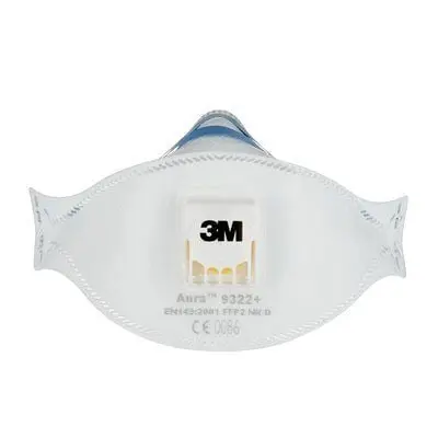 3M Aura Hand Sanding & Power Tool Respirator 9322+ (Pack Of 5) 1