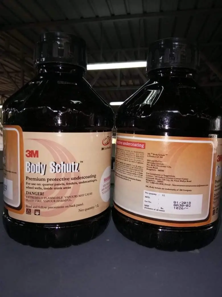 3M Body Schutz Rubberized Coating Black - 30.4 Fl Oz Car Under Body Coating 1