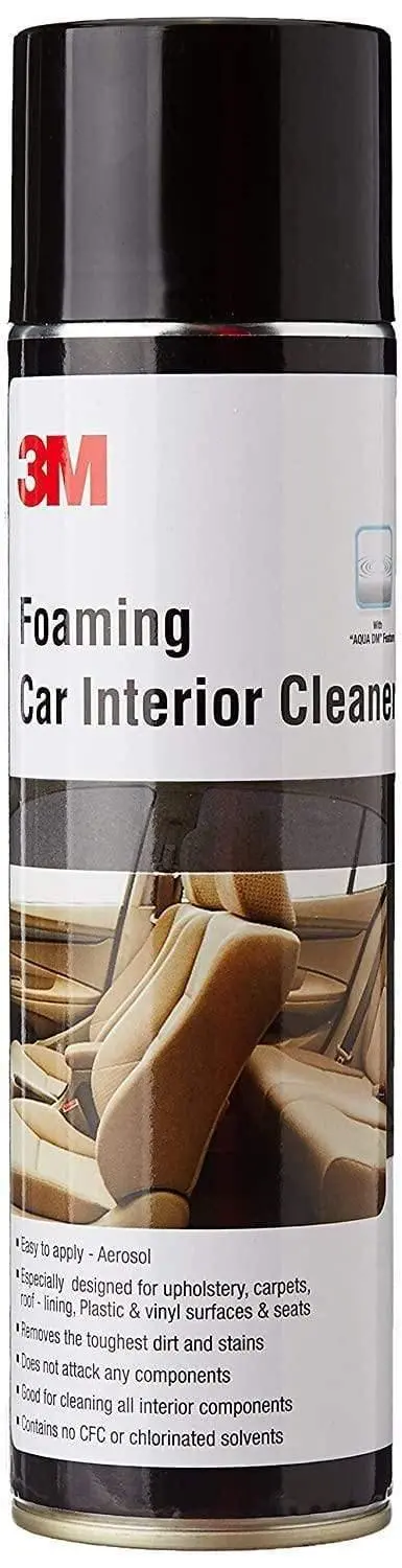 3M Foaming Car Interior Cleaner 580G - For Car Seats, Carpets, Upholstery, Roof & Plastic Parts 1