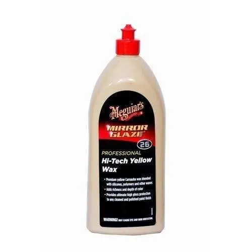 Meguiar's 3M Mirror Glaze Professional 26 Hi- Tech Yellow Wax 1