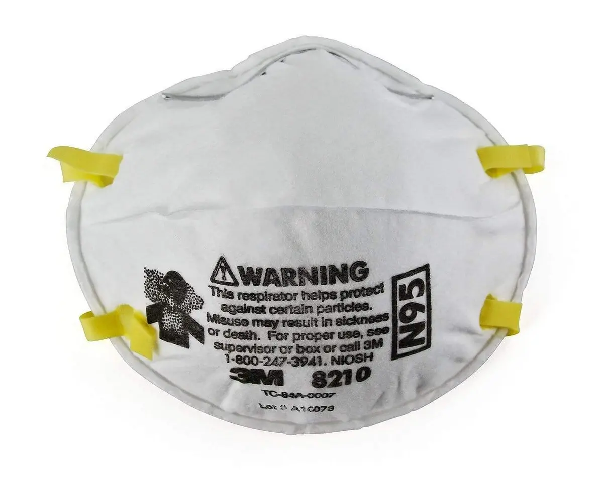 3M 8210 N95 Health Care Particulate Protection Respirator And Surgical Mask 1