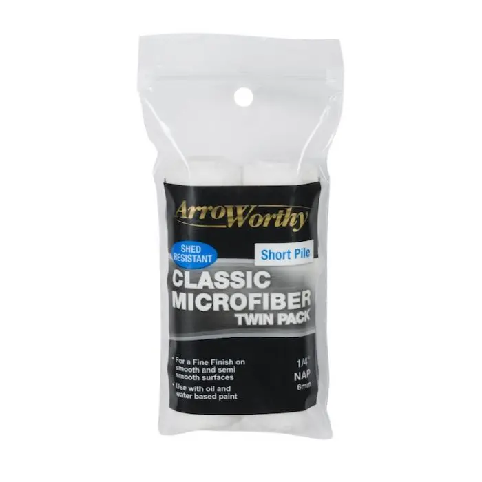 Arroworthy Classic Microfiber 4" Mini Roller Sleeve - Twin Pack 1