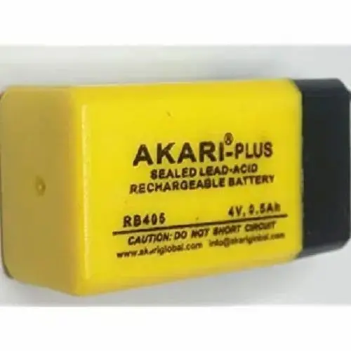 Akari Plus 4V Sealed Lead Acid Rechargeable Battery For Mosquito Bat / Toys 5