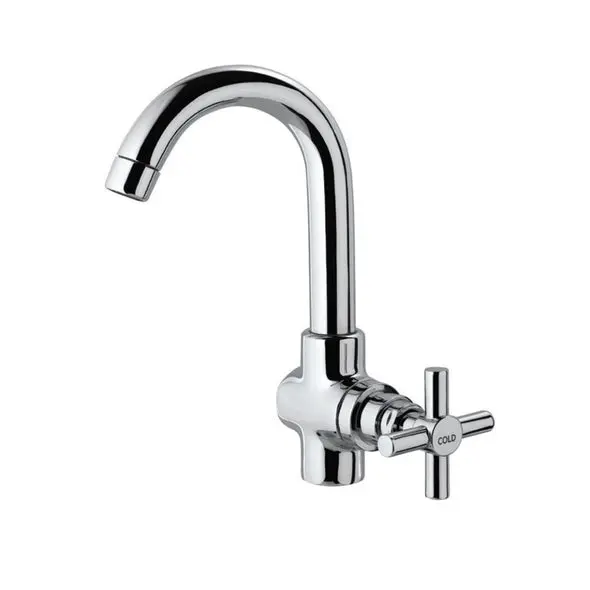 Jaquar Solo Sink Pillar Tap With Swivel Spout Sol-Chr-6357 1
