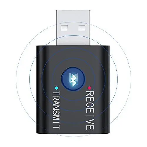 2-In-1 Bluetooth 5.0 Usb Receiver Transmitter, Bluetooth Audio Transmitter Receiver For Home Theatre, Speakers, Bluetooth Audio Adapter For Music System 1