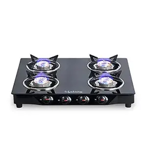 Lifelong Llgs27 4 Burner Glass Top Gas Stove 1