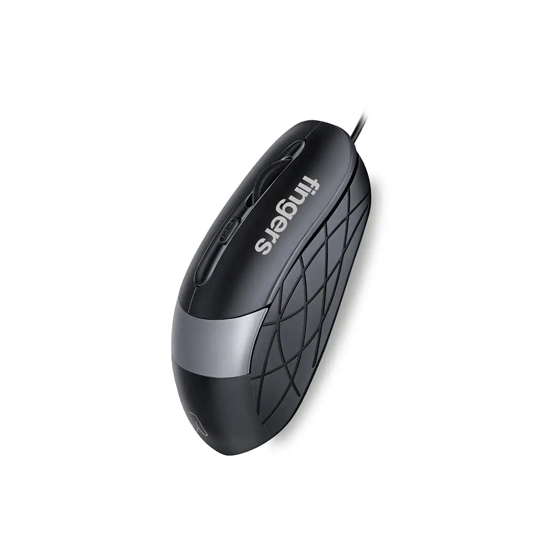 Fingers Superhit Wired Mouse With Advance Optical Technology (Lightweight Trendy Dual-Tone Design  Works Well With Windows®, Mac, Linux) 1