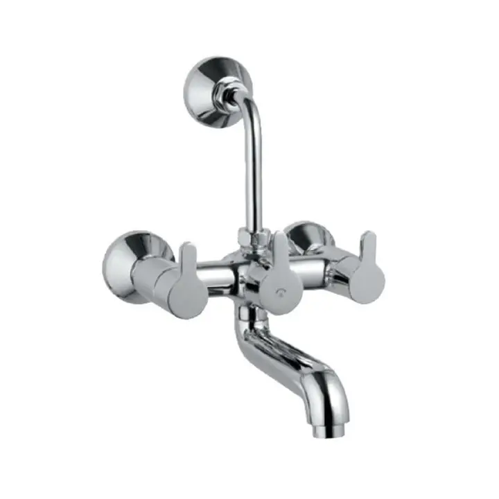 Jaquar Fusion Wall Mixer With Provision For Overhead Shower With 115Mm Long Bend Pipe On Upper Side Fus-Chr-29273Upr 1