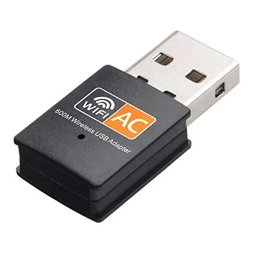 Hammok Ruby Usb Wifi Adapter, 433Mbps/150Mbps Dual Band 5G/ 2.4G Wireless Adapter, Mini Wireless Network Card, Wifi Dongle For Laptop/Desktop/Pc/Computer, Support Windows 10 And Mac Os 10.15 1