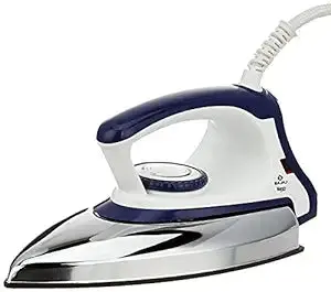 Bajaj Majesty Dx-11 1000W Dry Iron White And Blue 1