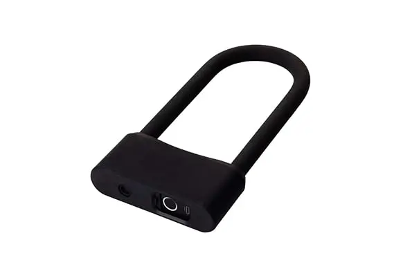 Ozone Pad Lock Oz-Fpl-11 (Black) Polished Finish 1