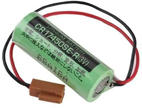 Sanyo Battery Cr17450se-R - 3V - 2200Mah - A98l-0031-0012 - Cr17450-17450 Plc W/2P Plug 1