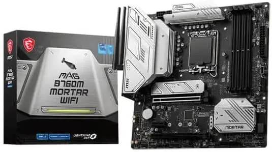 Msi Mag B760m Mortar Wifi Motherboard Supports 12Th/13Th Gen Intel Core, Pentium Gold And Celeron Processors 1