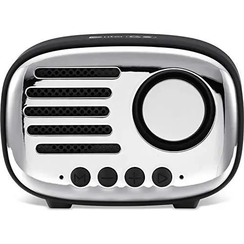Enter-Go - Boomer Melody - Hd Stereo Sound Bluetooth Speaker With Usb Mode, Tf Card, Fm Radio And Aux (Silver) 1
