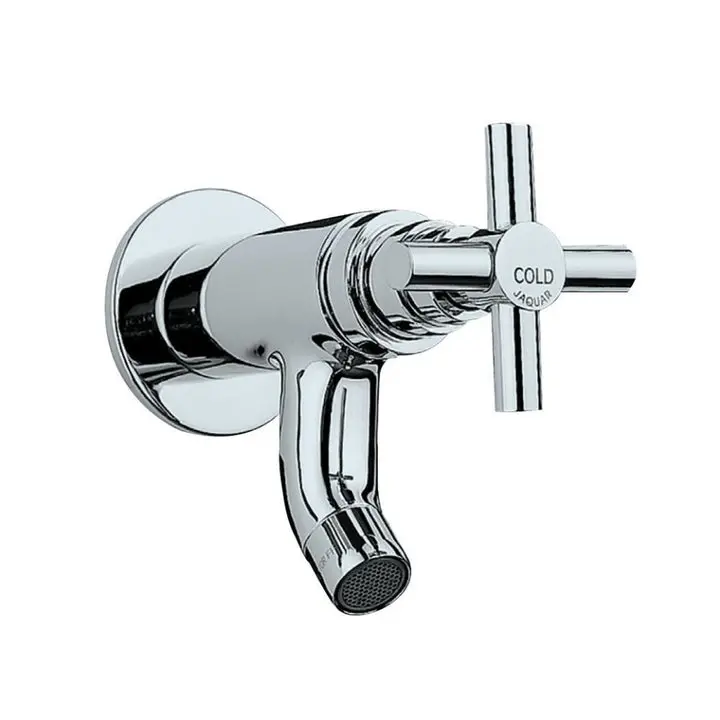 Jaquar Solo Bib Tap (Angular Shape) With Wall Flange Sol-Chr-6037 1