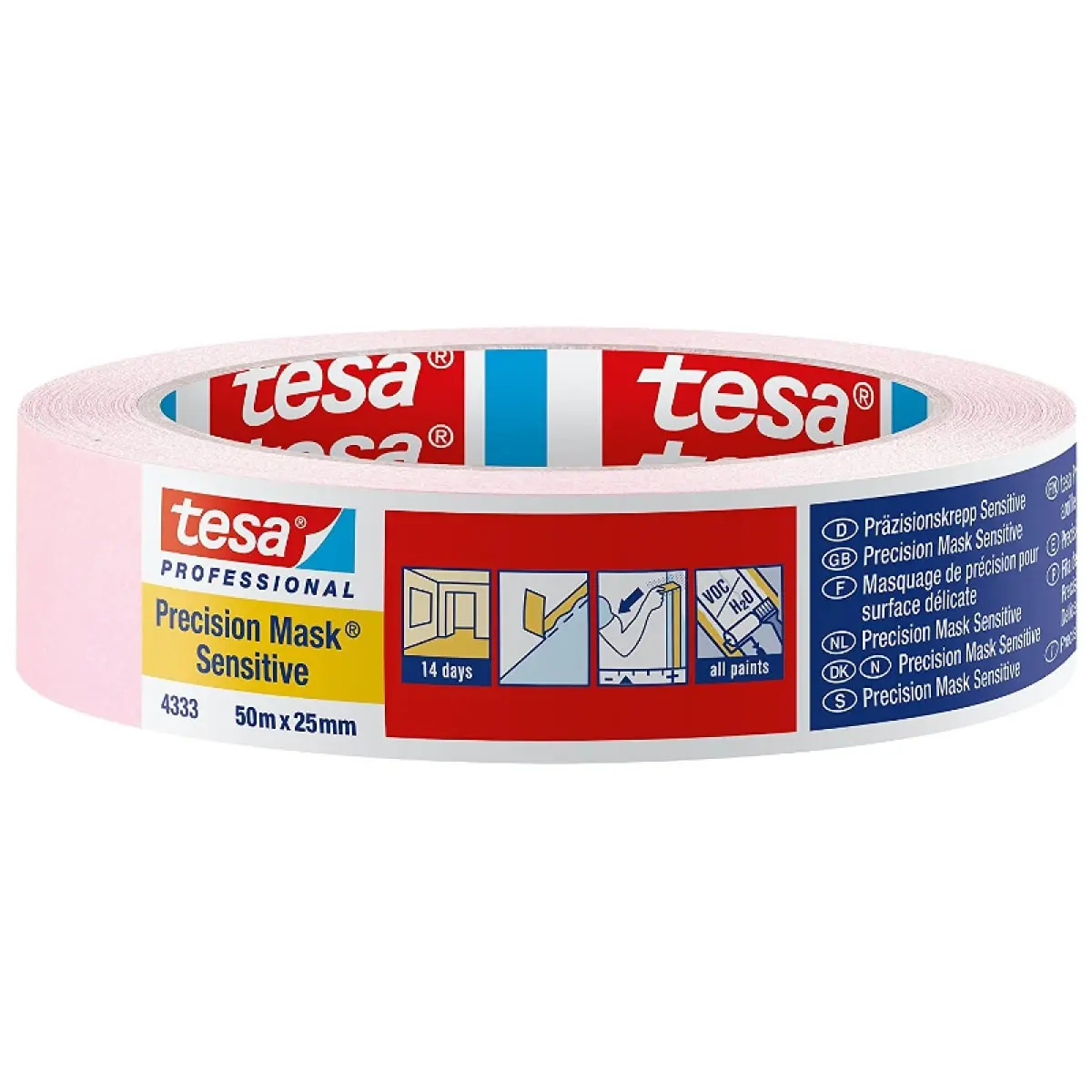 Tesa Pink 4333 Precision Masking Tape Sensitive 1