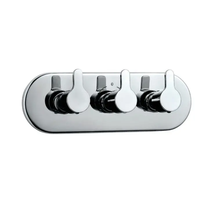 Jaquar Fusion 2 Way Diverter With Hot & Cold In Wall Stop Fus-Chr-29427 1